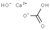 Calcium bicarbonate hydroxide Structure