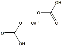 Calcium di(bicarbonate) Struktur