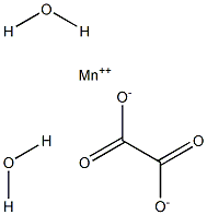 Manganese(II) oxalate dihydrate Structure