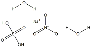 Sodium nitrate sulfate dihydrate,,结构式