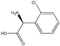 (S)-2-Amino-2-(2-chlorophenyl)acetic acid Structure