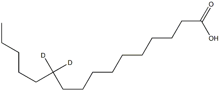 Hexadecanoic Acid-11,11-D2 Struktur