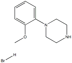 2-甲氧基苯基哌嗪氢溴酸盐,,结构式
