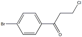 3-氯-4'-溴苯丙酮,,结构式
