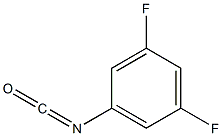 3,5-二氟苯基异氰酸酯, , 结构式