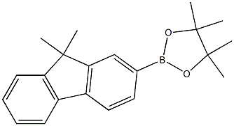 9,9-二甲基芴-2,7-二硼酸,,结构式