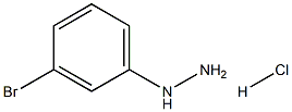 M-bromophenylhydrazine hydrochloride Structure