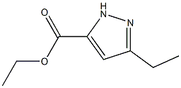 ethyl 3-ethylpyrazolyl-5-carboxylate 化学構造式