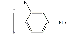 2-fluoro-4-aminobenzotrifluoride 化学構造式