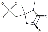 S(-)-3-bromocamphor-8-sulfonate Struktur
