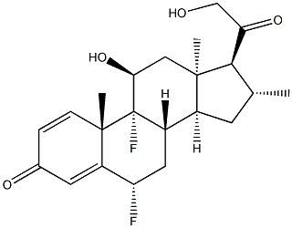 Diflucortolone Structure