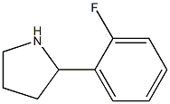 2-o-fluorophenyltetrahydropyrrole Struktur