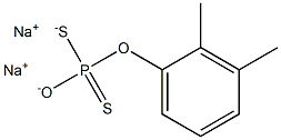Dimethylphenyl dithiophosphate,sodium salt 化学構造式