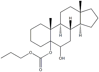 5-雄烯二醇碳酸丙酯, , 结构式