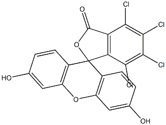 Tetrachlorofluorescein 化学構造式