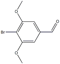 4-BROMO-3,5-DIMETHOXYBENZALDEHYDE Struktur