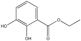 2,3-二羟基苯甲酸乙酯, , 结构式
