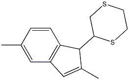 2,5-二甲基巯基-1,4-二噻烷, , 结构式