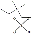 Dimethyldiethylammonium hydrogen sulfate Structure