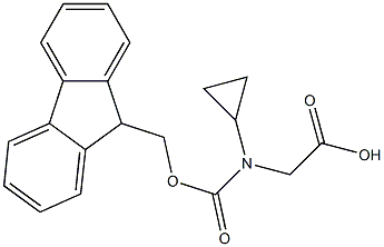 FMOC-D-环丙基甘氨酸 结构式