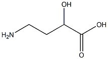 2-HYDROXY-4-AMINOBUTYRIC ACID Structure