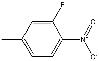 4-硝基-3-氟甲苯 结构式