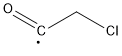 氯代乙酰,,结构式