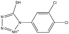 1-(3,4-二氯苯基)-四氮唑-5-硫醇,,结构式