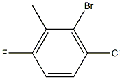 2-溴-3-氯-6-氟甲苯 结构式