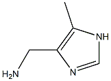 5-甲基-4-氨甲基咪唑,,结构式