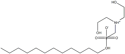Lauryl sulfate triethanolamine salt Structure