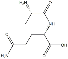 Alanyl-glutamine Struktur