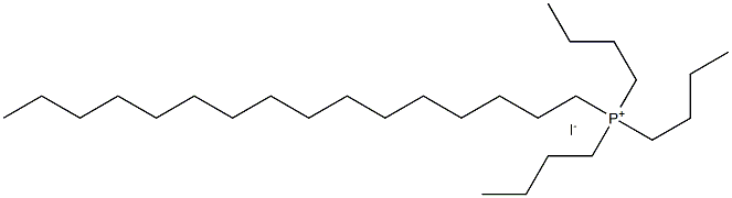 Cetyltributylphosphonium iodide Structure