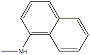 N-甲基-1-萘胺,,结构式