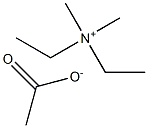 Dimethyldiethylammonium acetate Structure