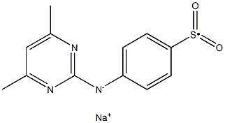 N-(4,6-dimethyl-2-pyrimidinyl)-4-aminobenzenesulfonyl sodium salt