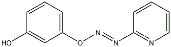 Pyridine azo resorcinol Structure