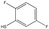 2,5-二氟苯硫酚, , 结构式