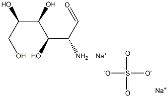氨基葡萄糖硫酸钠,,结构式