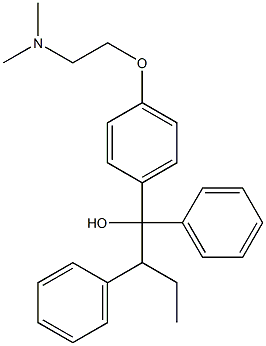1-[4-(2-dimethylaminoethoxy)phenyl]-1,2-diphenyl-1-butanol