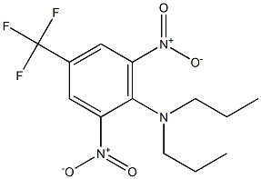 N,N-二丙基-4-(三氟甲基)-2,6二硝基苯胺 结构式