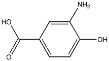 4-hydroxy 3-amino-benzoic acid Structure