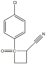 1-(4-chlorophenyl)-cyclobutyronitrile Structure