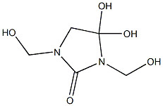 二羟甲基二羟基乙烯脲,,结构式