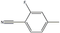 2-Fluoro-4-methylbenzonitrile Struktur