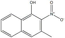 甲亚硝基乙萘酚,,结构式