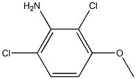 5-氨基-4,6-二氯苯甲醚 结构式