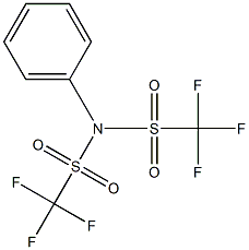 N-bis(trifluoromethanesulfonyl)aniline Struktur