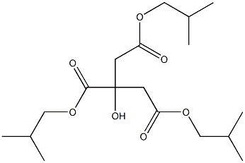 柠檬酸三异丁酯, , 结构式