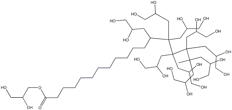 Decaglyceryl sestearate 化学構造式